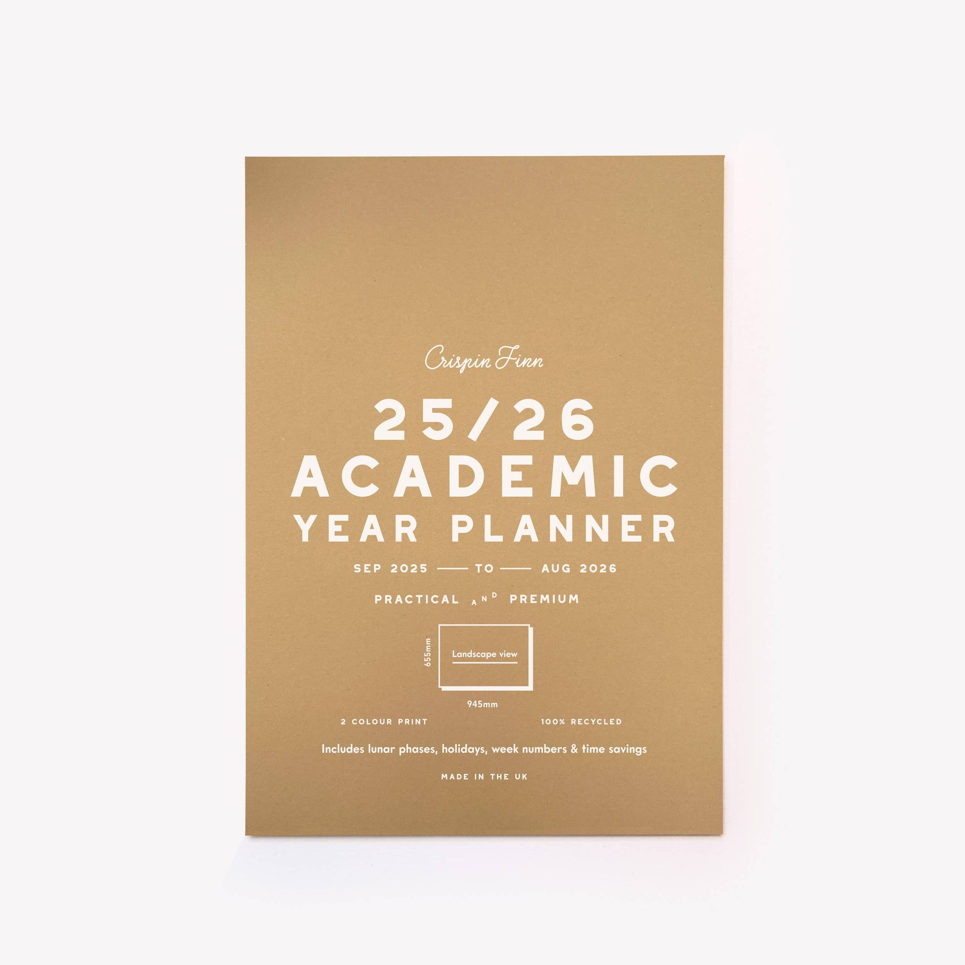 Agenda academique 2025 2026 Crispin Finn