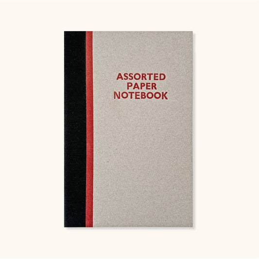 Carnet vintage multi-papiers – Reliure à plat – Sukie