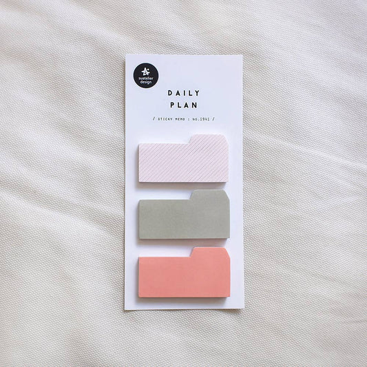 Sticky Notes Suatelier Design vert rouge