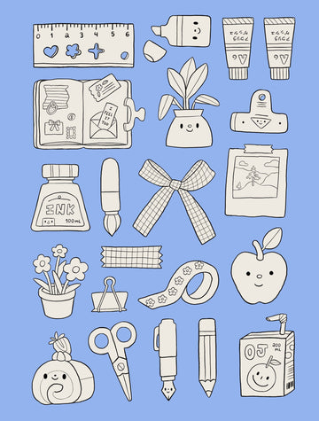 Carnet cocon – Stickers inclus – «Little Things» - Ivna Lins