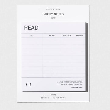 Cloth & Paper – Notes autocollantes de lecture