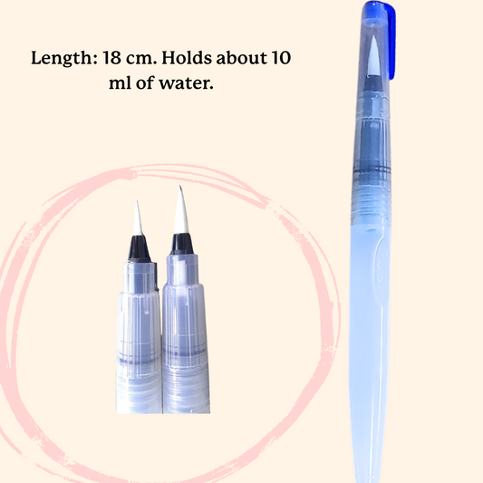 Pinceau à réservoir d’eau – L’allié des aquarellistes nomades