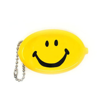 Porte monnaie Rétro - Smiley classique (jaune)