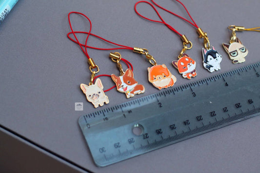 Breloque en émail – Porte-clés Éléphant