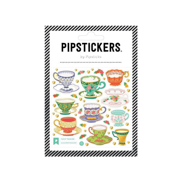 Planche de stickers – Trésors de tasses à thé | Pipsticks