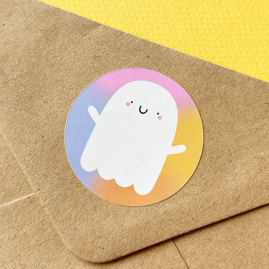 sticker-fantome-heureux vue 2
