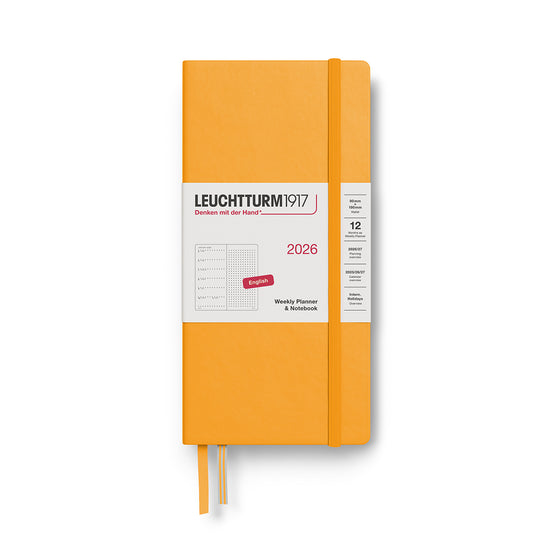 Agenda Semainier & Note 2026, Pointillé Leuchtturm1917 Rising Sun
