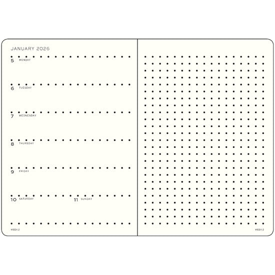 agenda-semainier-carnet-pointilles-wallet-2026-b6-x-a6 vue 2