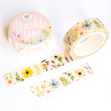 Ruban washi – Motifs floraux | Wild Pencil Studio