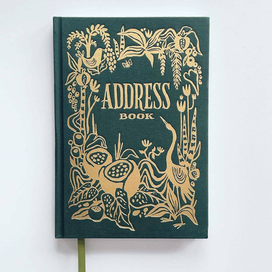 carnet-dadresses-crane-vert vue 1