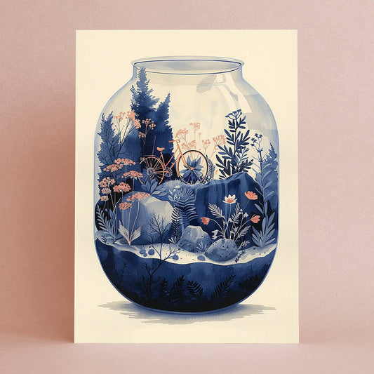 Tu es mon monde - Terrarium | Carte d'amour