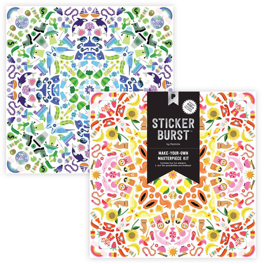 Kit de Stickers Tourbillon de couleurs - Pipsticks