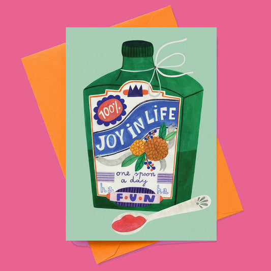 Carte de vœux « JOY IN LIFE » – Daria Solak