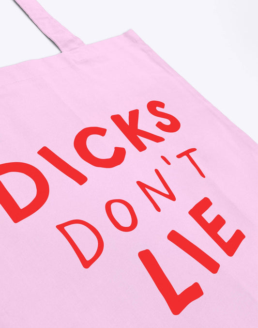 Tote Bag – Dicks Don't Lie Logo - Coloris au choix