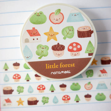 Washi tape fin « Petite forêt » – 7 mm | Natamori