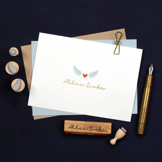 Ensemble de tampons | Vol de cœur - Perlenfischer