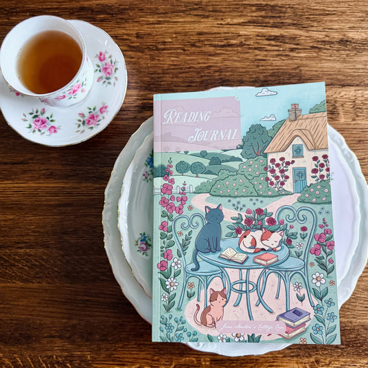 Journal de lecture Édition Cottage Core de Jane Austen - Anglais