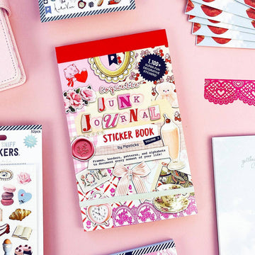 Livre de stickers – Coquette Junk Journal | Pipsticks