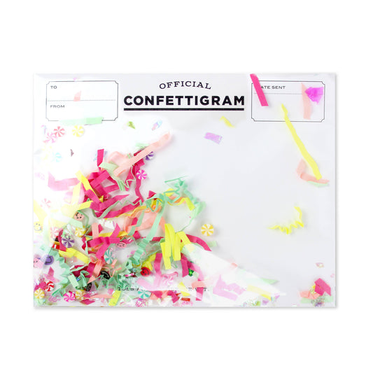 carte d'anniversaire confetigramme Pinata Inklings paperie