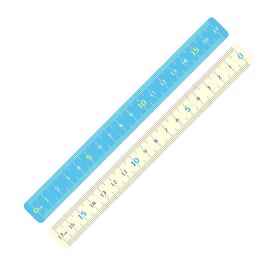 Règle 17 cm réversible droitiers & gauchers – Café japonais – PLUS