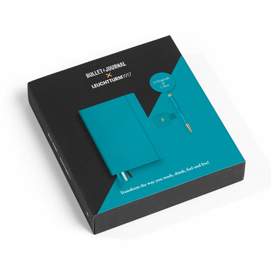 Coffret Bullet Journal Edition limitée Turquoise - Leuchtturm