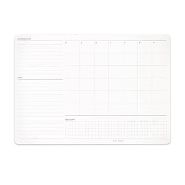 Cloth & Paper – Bloc-notes mensuel d’administration