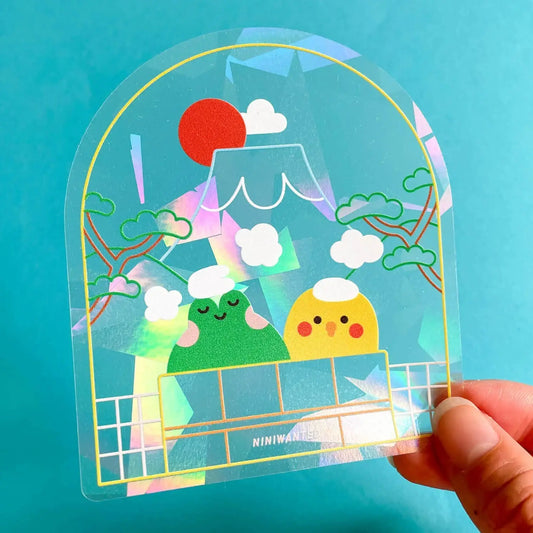 Suncatcher - Sticker Arc en ciel - Onsen Time – Niniwanted