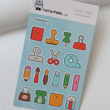 Feuille d'autocollants • Papeterie