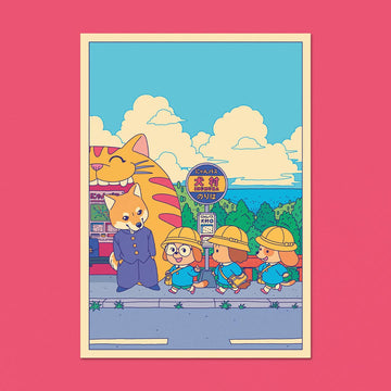 Carte postale  "Bus Stop" - A6 - Yeaaa! Studio