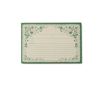 Lot de 12 fiches de recettes Artichaut – Rifle Paper Co.