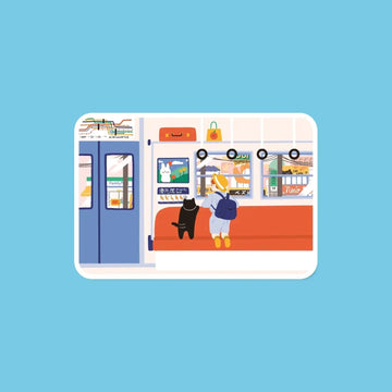 Sticker Travel by Train – Niniwanted