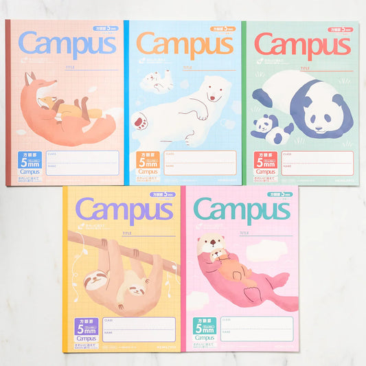 Cahier animal à petits carreaux Kokuo