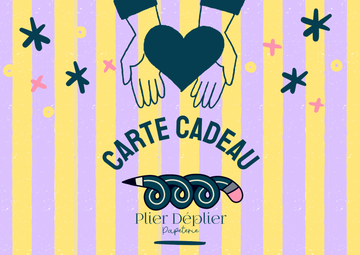 Carte cadeau Plier Déplier