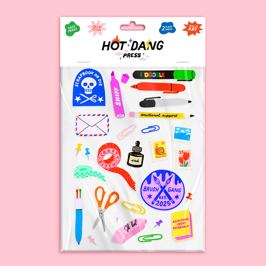 Patch thermocollant Hot Dang Press Stationery Addict