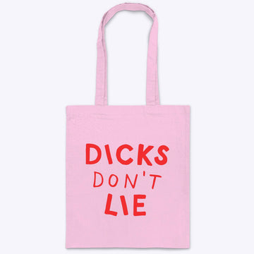 Tote Bag – Dicks Don't Lie Logo - Coloris au choix