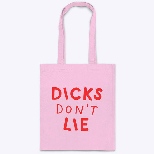 Tote Bag – Dicks Don't Lie Logo - Coloris au choix