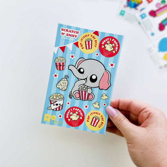 Stickers Scratch n' Sniff (Pop-corn) - Pop Star - Pipsticks