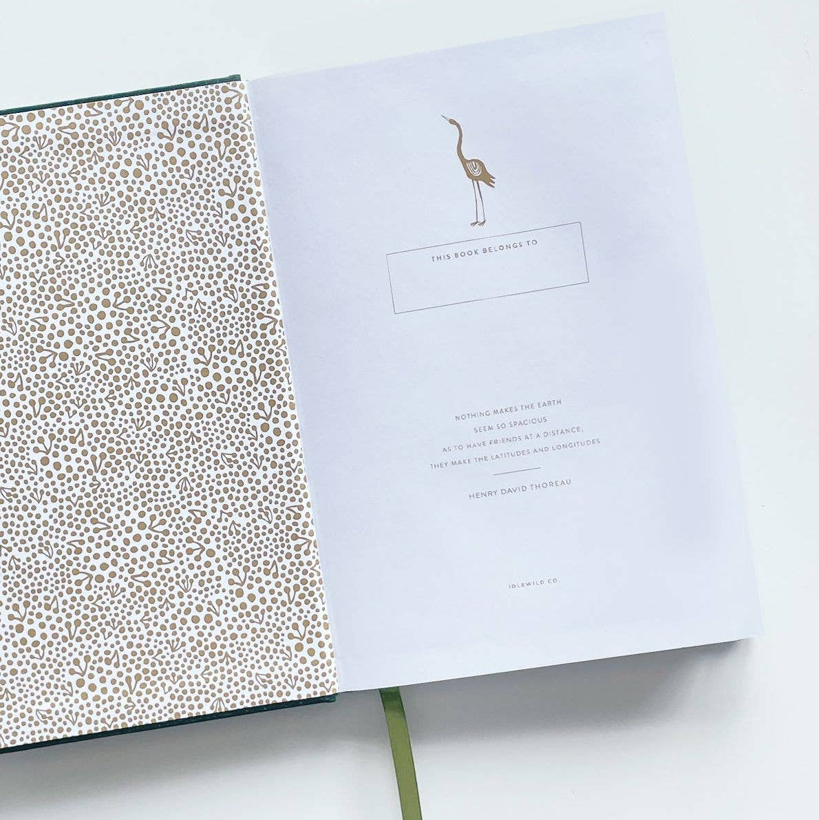 carnet-dadresses-crane-vert vue 3