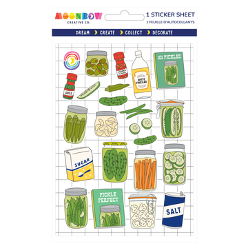 Planche de stickers « Pickle Perfect » – Moonbow Creative Co.