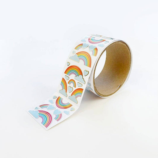 Stickers Arcs-en-ciel célestes - Sur le rouleau - Pipsticks