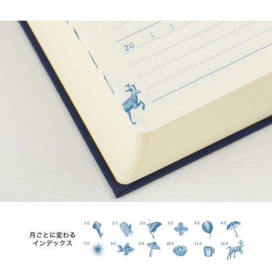 Agenda 10 ans – Noir – Midori symbole