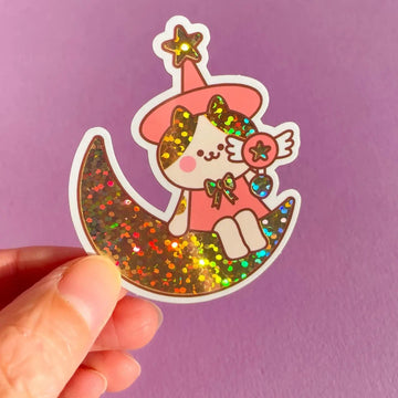 Sticker - Cat on the moon- Niniewanted