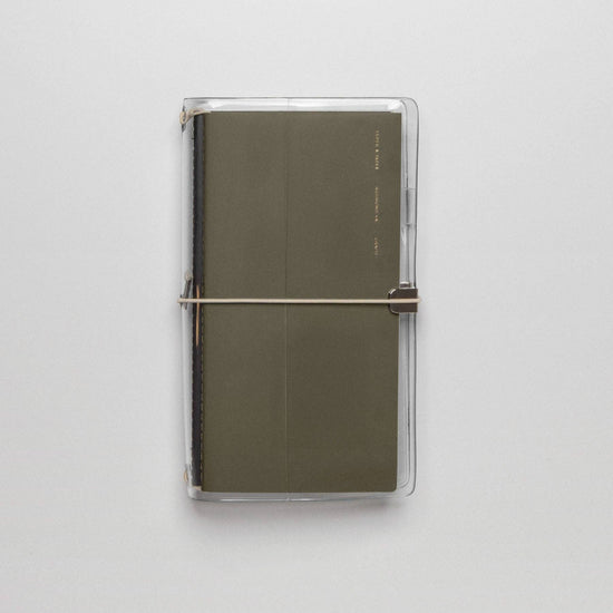 Cloth & Paper – Planificateur en Vinyle Transparent carnet fermé