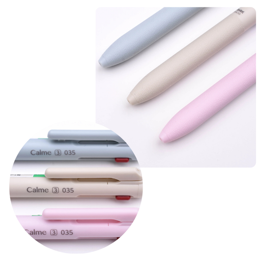 pentel-calme-stylo-bille-3-couleurs vue 2