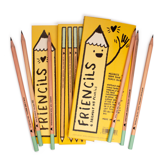 Ensemble de crayons de bois - Bienveillants