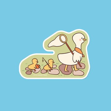 Sticker « Duck and Ducklings » – Niniwanted