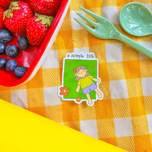 Sticker « A simple life » – Ivna