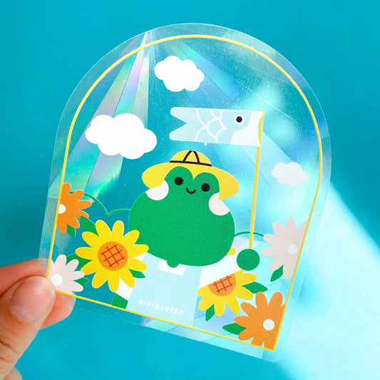 Suncatcher - Sticker arc en ciel - Frog Koinobori – Niniwanted