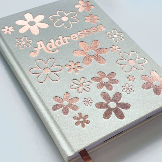 carnet-dadresses-daisies-cream vue 2