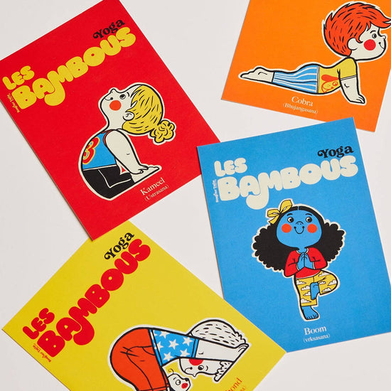 Carte postale Yoga Les Bambous Bonjour Tatin